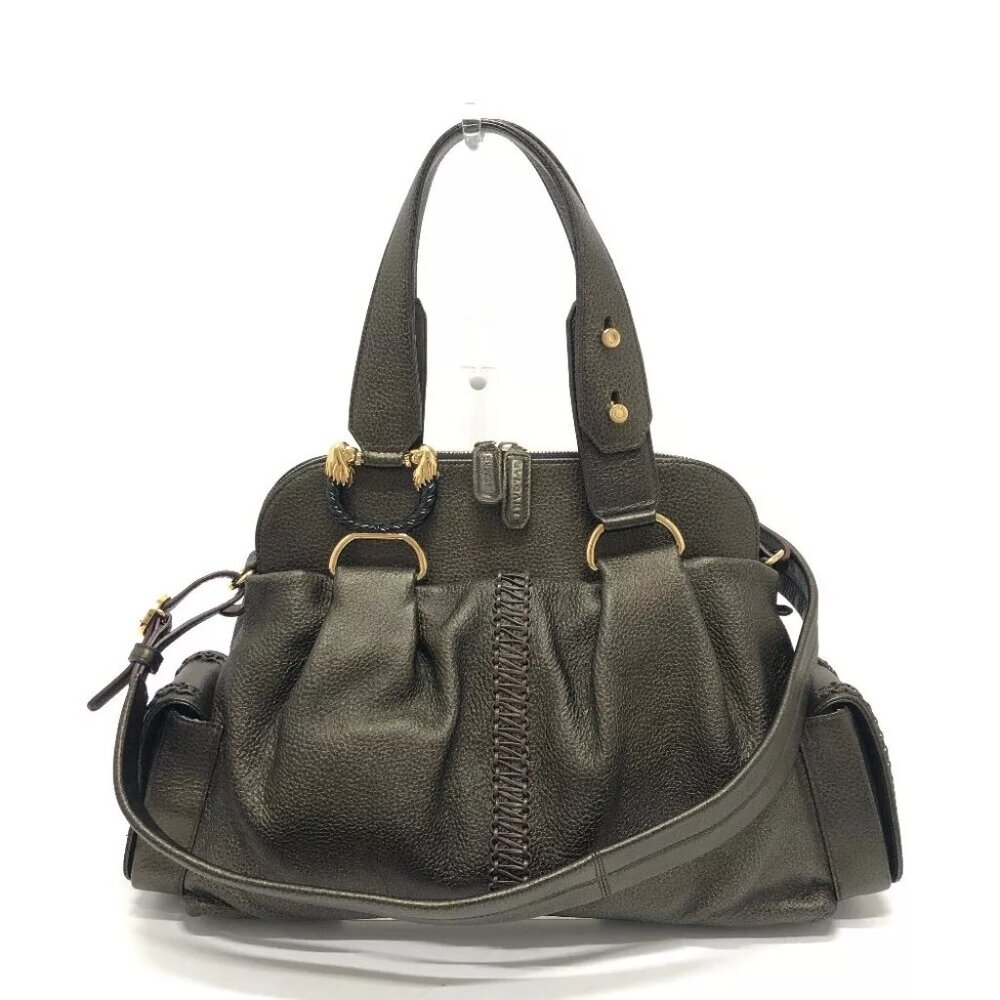 Bvlgari Leoni Bag 2way Hand Bag Shoulder Bag Crossbody Tote Bag